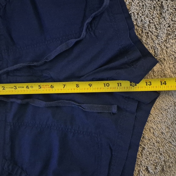 a.n.a Deep Blue Drawstring Shorts - Picture 6 of 8